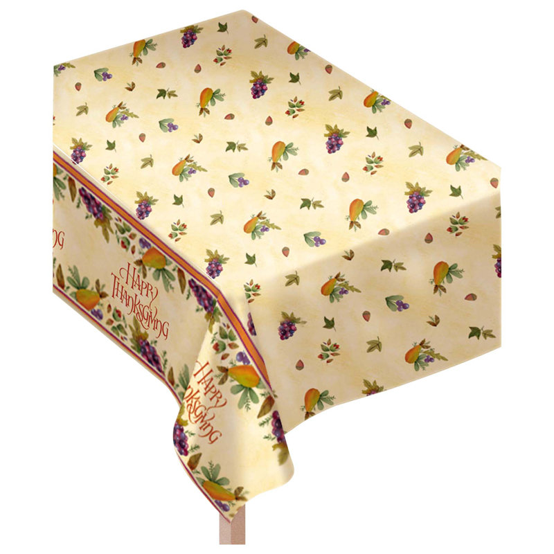 Amscan Autumn Thanksgiving Medley Paper Tablecloth Wayfair